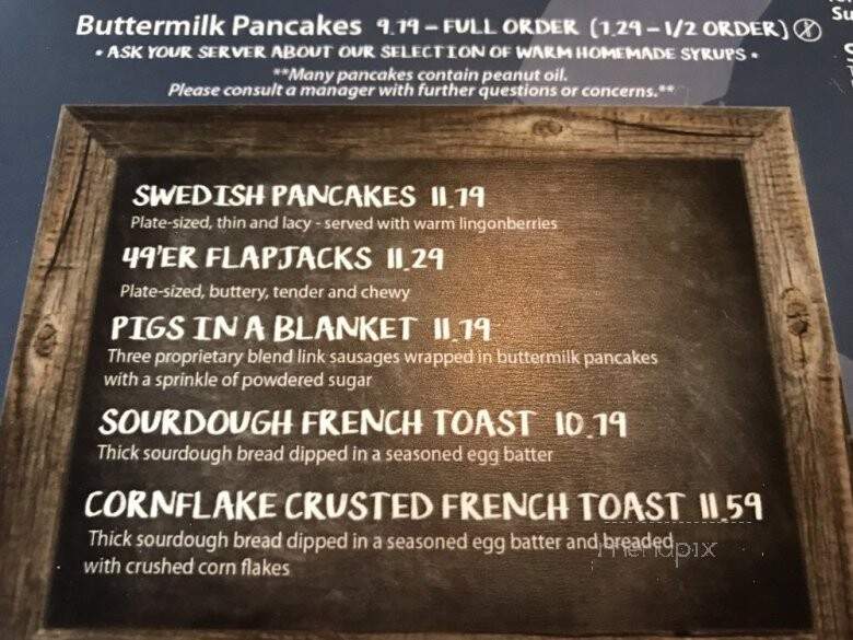The Original Pancake House - Kennewick, WA menu_pic