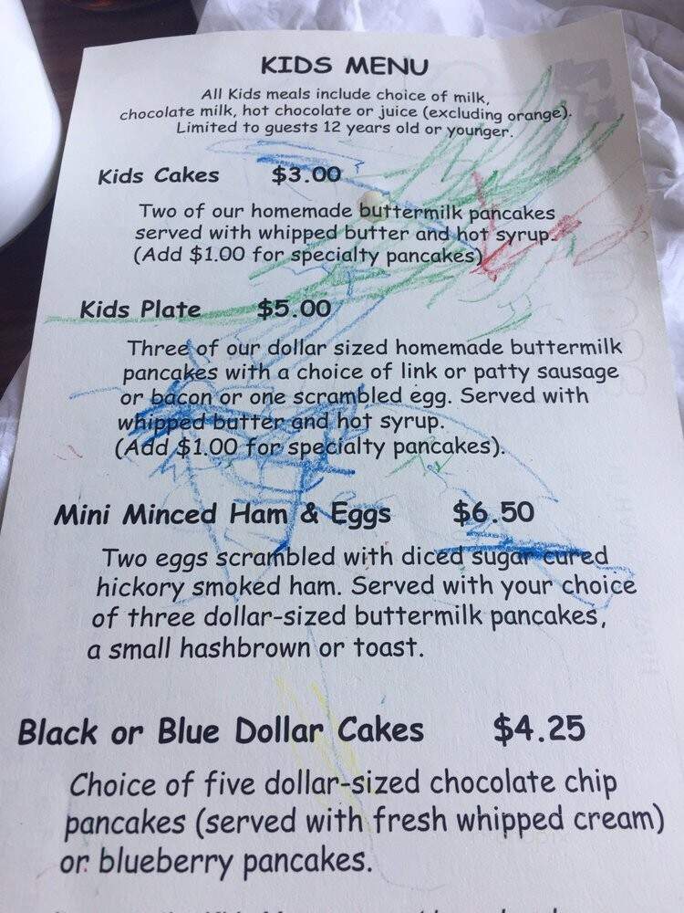 The Original Pancake House - Kennewick, WA menu_pic