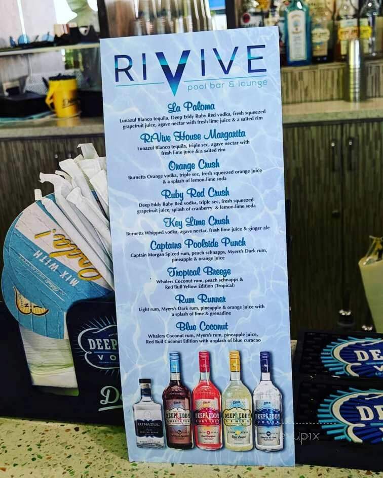 Rivive Pool Bar & Grill - Virginia Beach, VA menu_pic