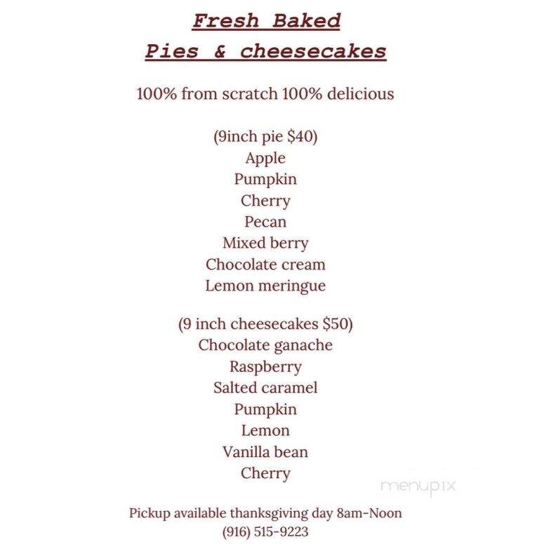 Elite Bakery Cafe - Carmichael, CA menu_pic
