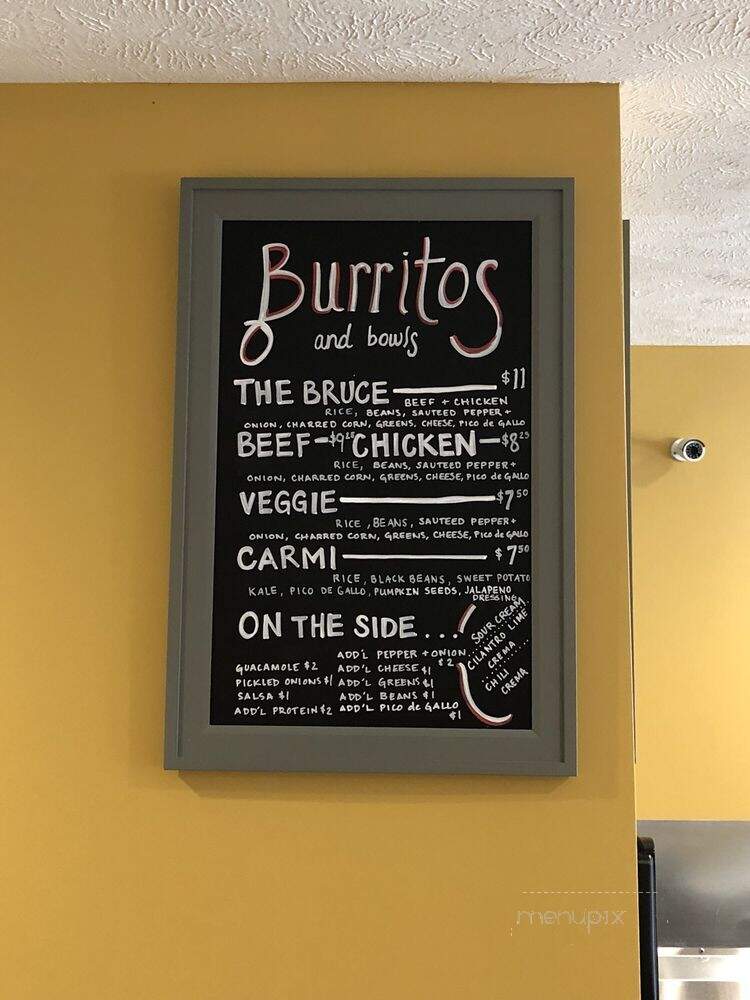 Bay Burrito - Suttons Bay, MI menu_pic