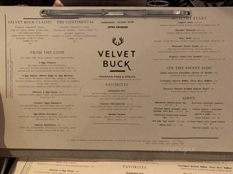 Velvet Buck - Aspen, CO