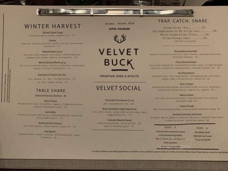 Velvet Buck - Aspen, CO