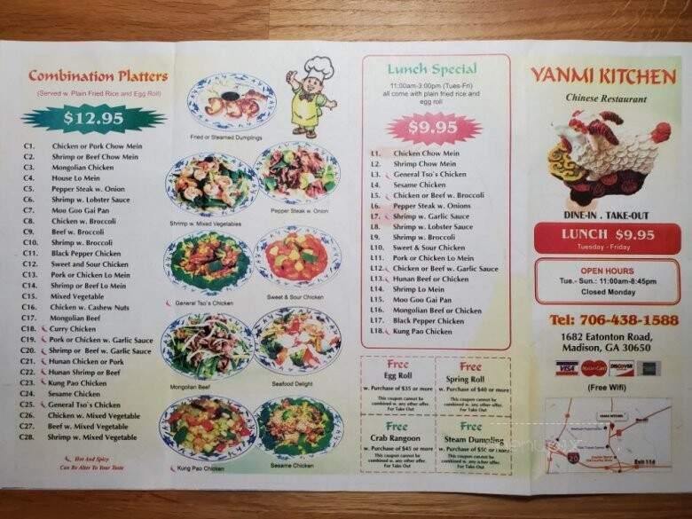 Yanmi Kitchen Chinese Restaurant - Madison, GA