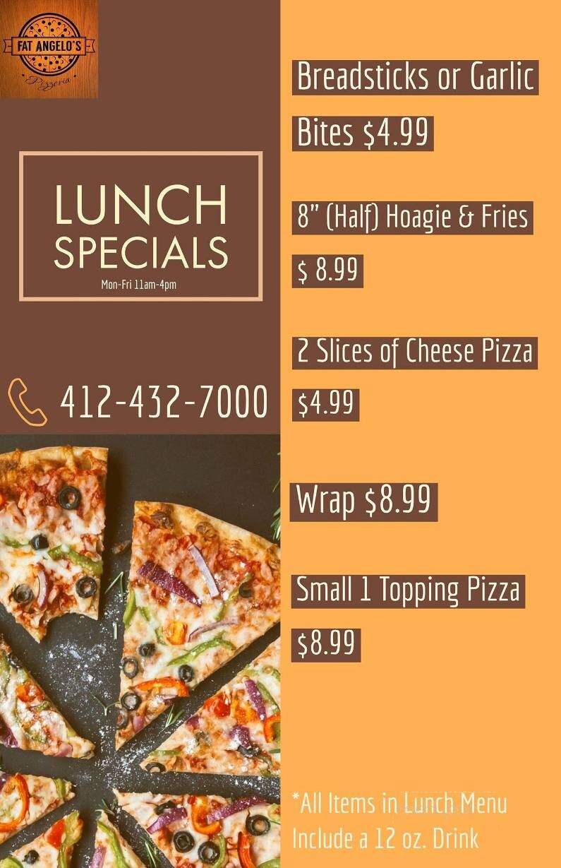 Fat Angelo's Pizzeria - Pittsburgh, PA menu_pic