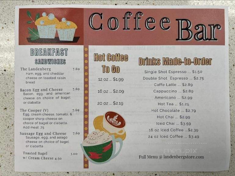 The Landenberg Store - Landenberg, PA menu_pic