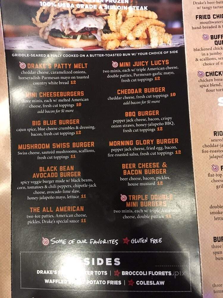 Drake's - Nicholasville, KY menu_pic