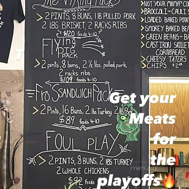 FroSmokes Meatery - Lacon, IL menu_pic