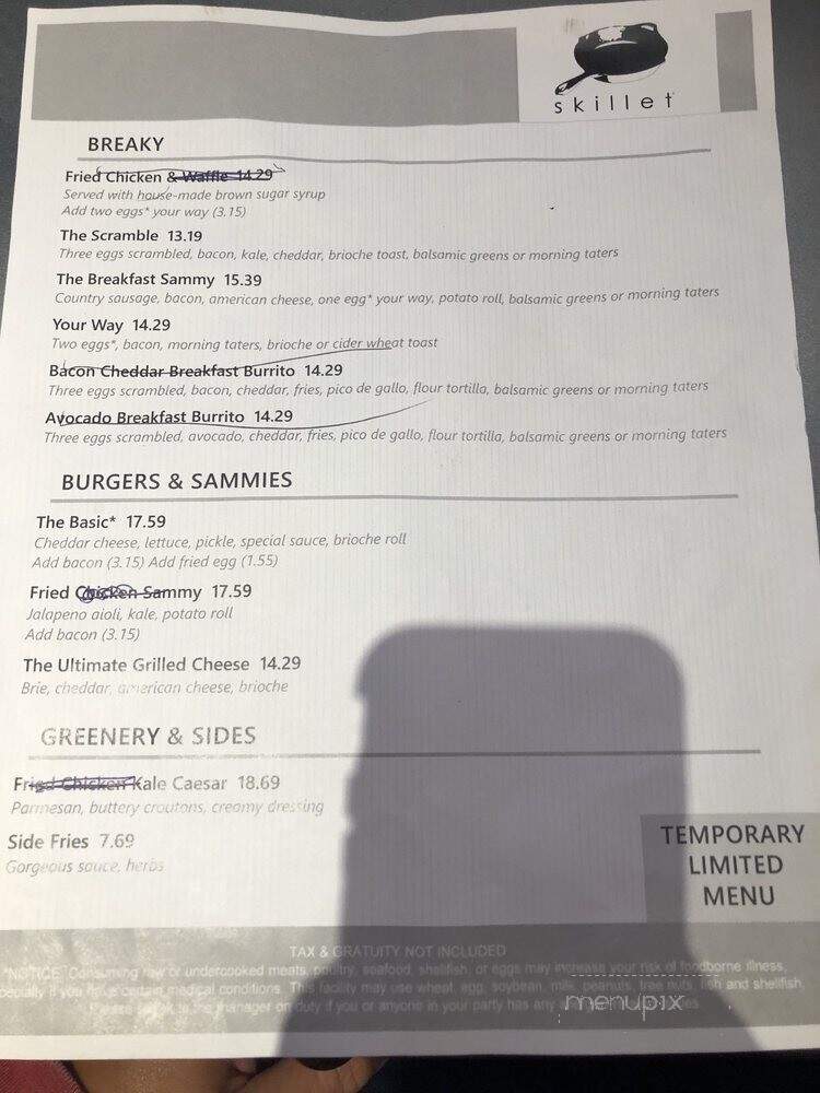 Skillet Seatac - Seattle, WA menu_pic