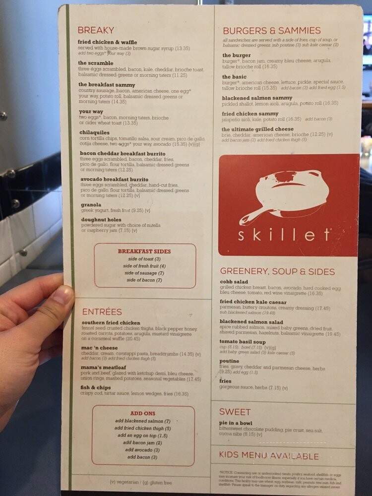 Skillet Seatac - Seattle, WA menu_pic