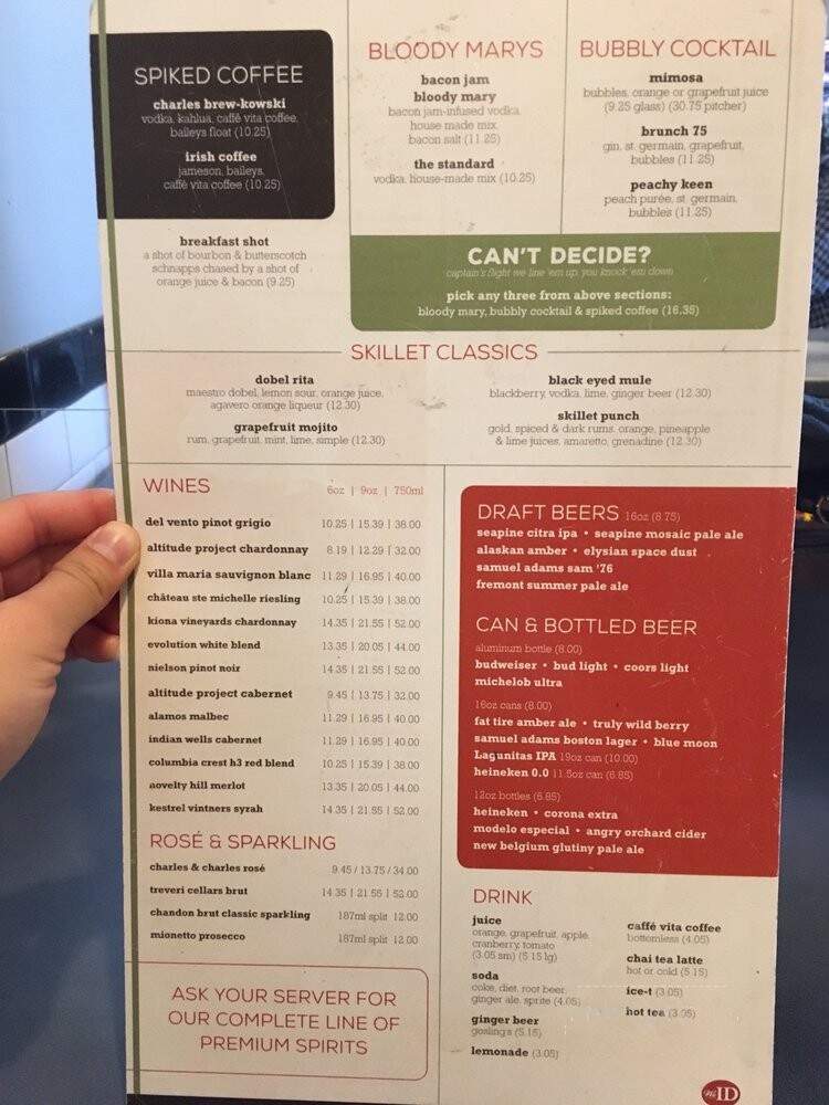 Skillet Seatac - Seattle, WA menu_pic