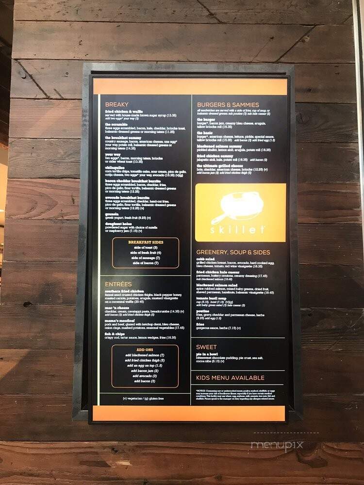 Skillet Seatac - Seattle, WA menu_pic