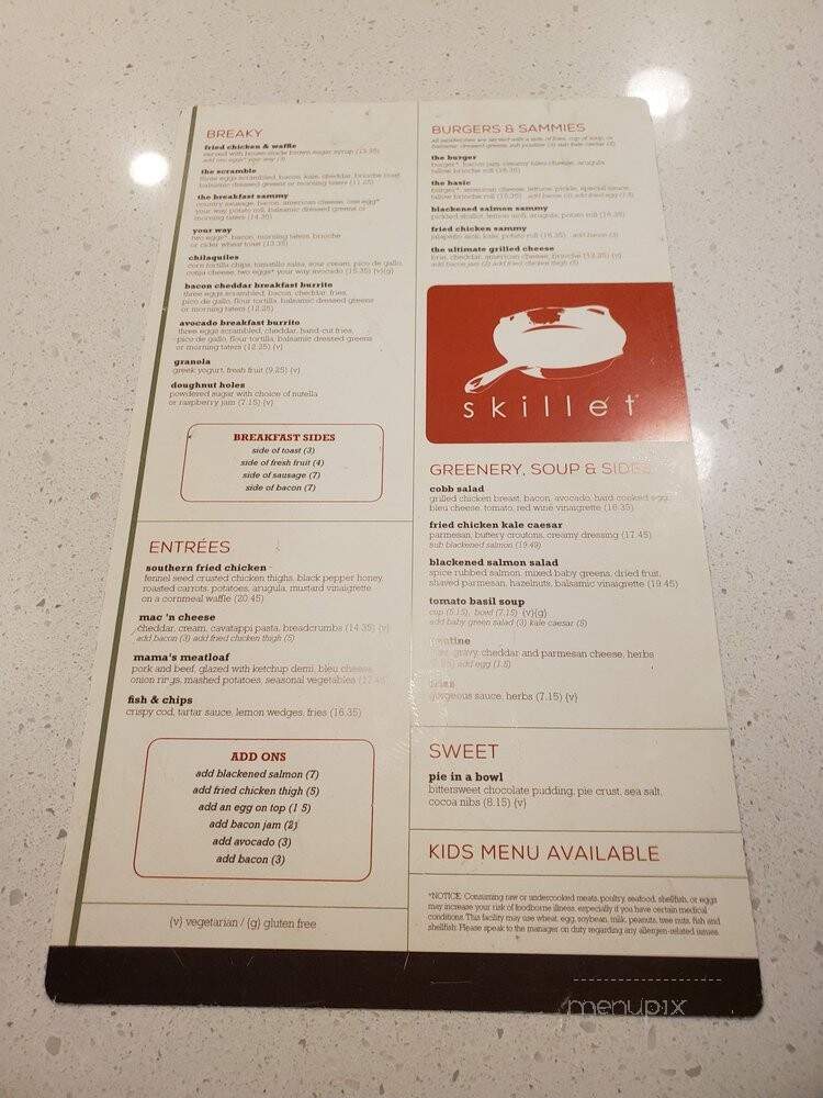 Skillet Seatac - Seattle, WA menu_pic