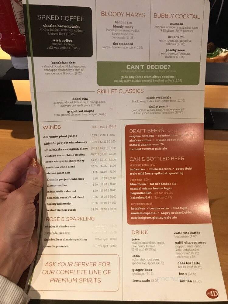 Skillet Seatac - Seattle, WA menu_pic