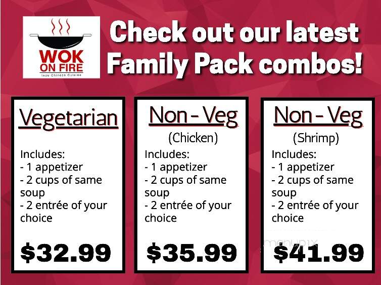 Wok On Fire - Cary, NC menu_pic