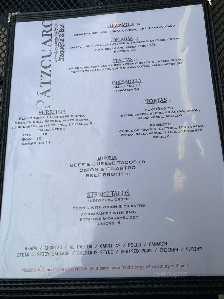 Patzcuaro Taqueria & Bar - Newton, MA