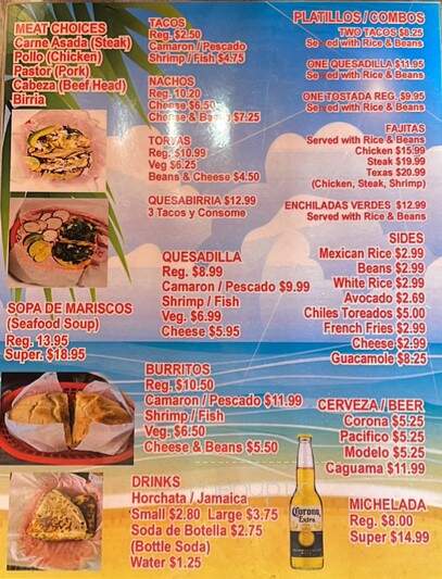 Taqueria El Carnal - Newnan, GA menu_pic