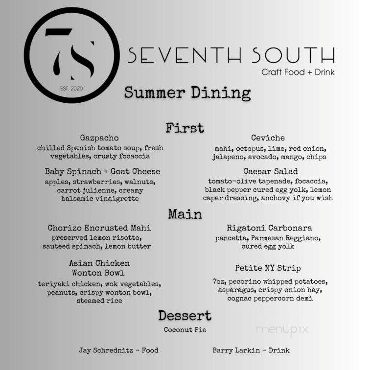 Seventh South Craft Food + Drink - Naples, FL