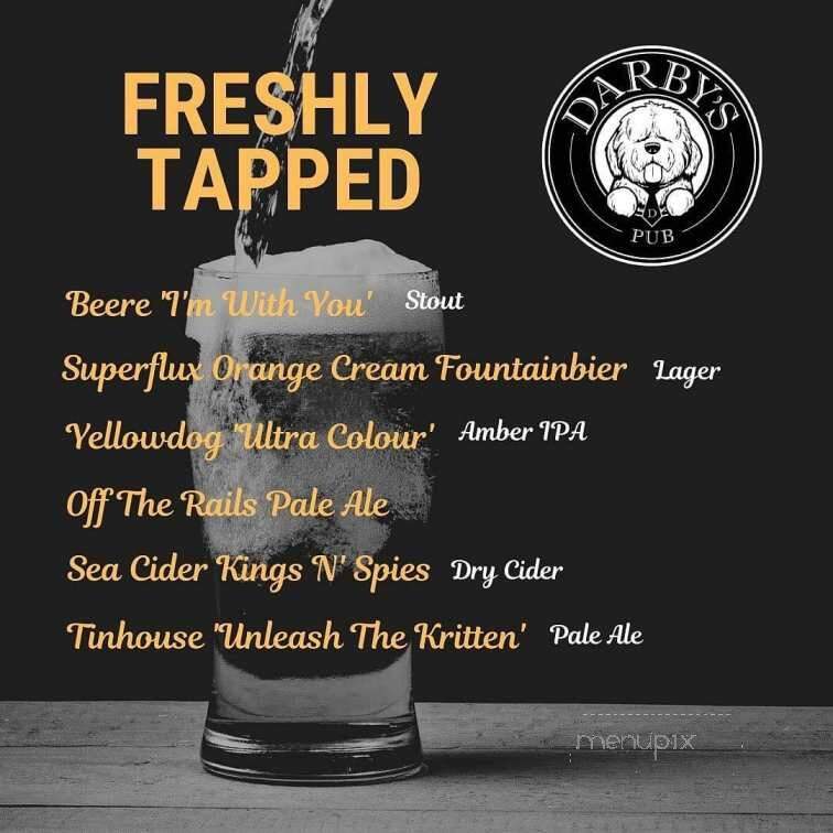 Tinhouse Brewing - Port Coquitlam, BC menu_pic