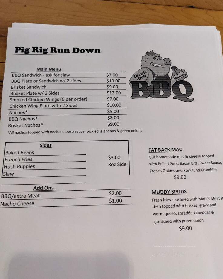 Toasty Kettlyst - Gibsonville, NC menu_pic