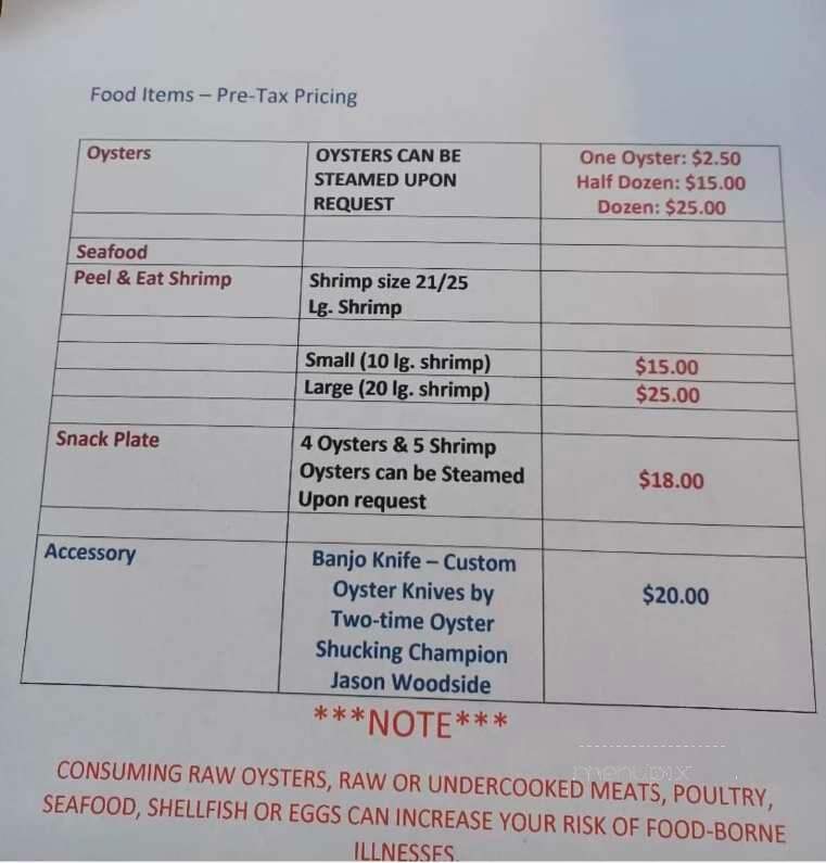 Toasty Kettlyst - Gibsonville, NC menu_pic