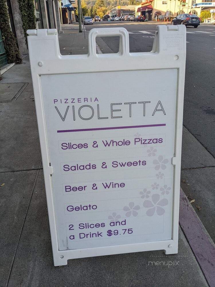 Pizzeria Violetta - Oakland, CA menu_pic