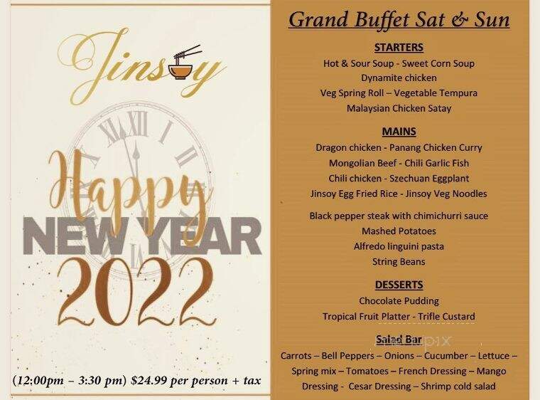 Jinsoy - New Brunswick, NJ menu_pic