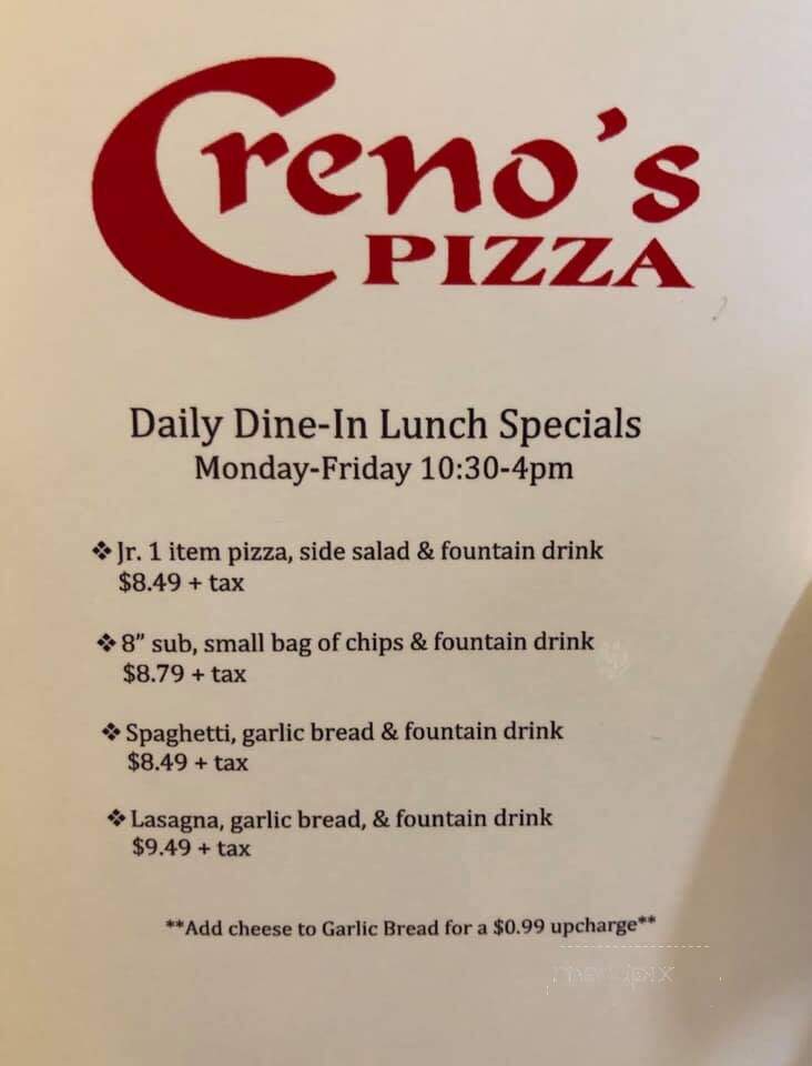 Creno's Pizza - McConnelsville, OH