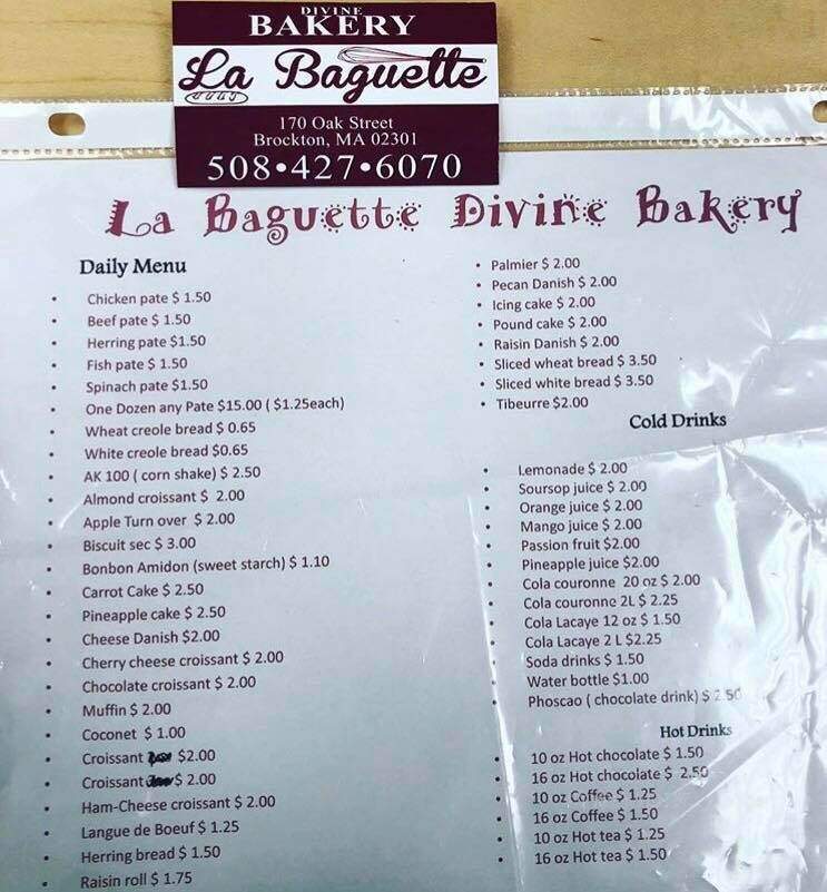 La Baguette Divine Bakery - Brockton, MA