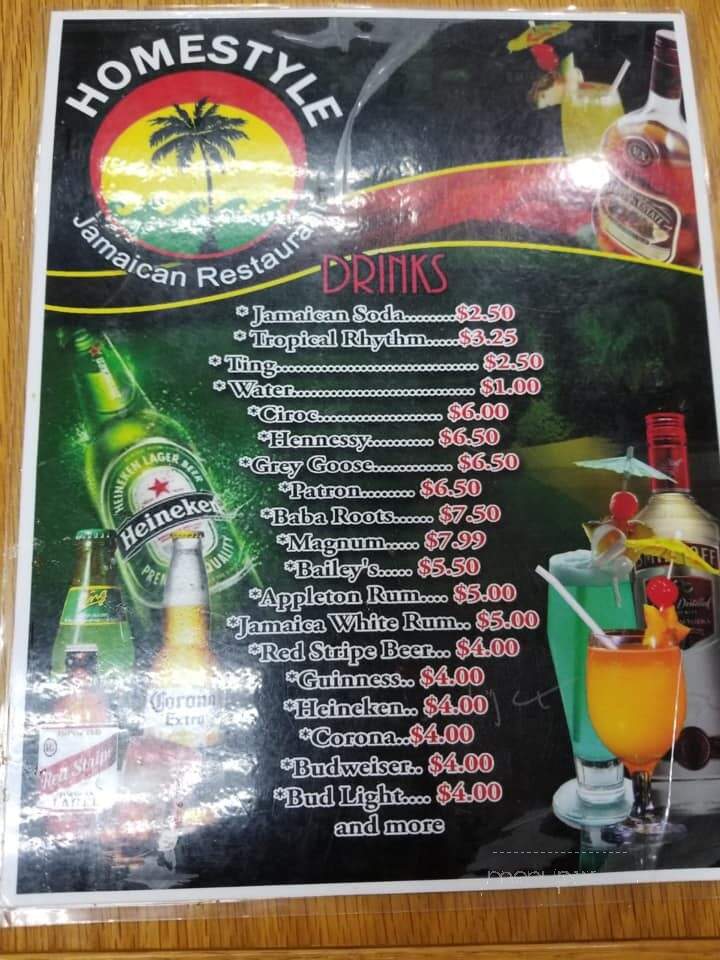 Homestyle Restaurant - Myrtle Beach, SC menu_pic
