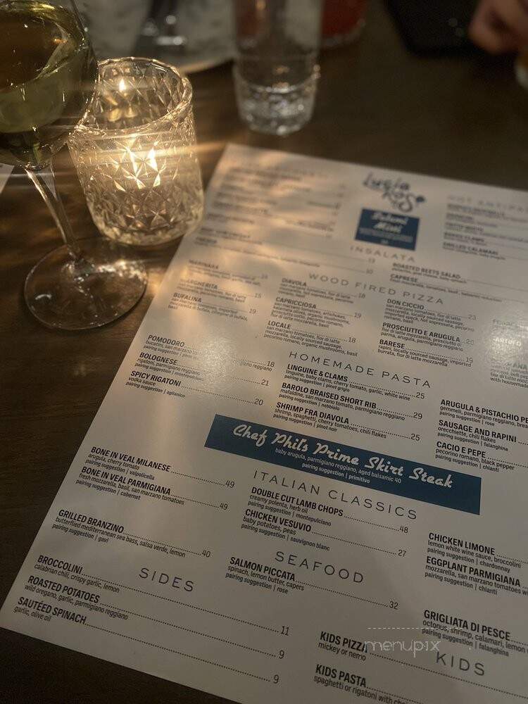 Lucia Rose - Addison, IL menu_pic
