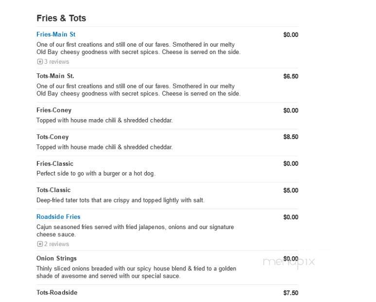 Lucky's Roadside Stand - Philadelphia, PA menu_pic