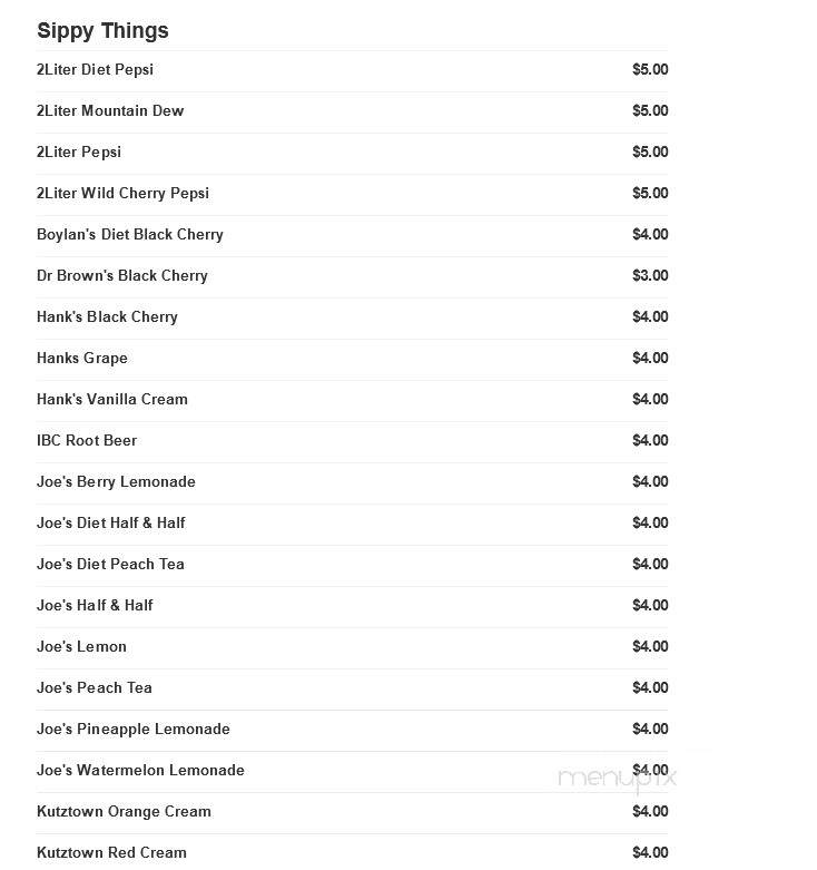 Lucky's Roadside Stand - Philadelphia, PA menu_pic