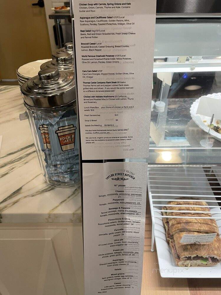 Taylor Street Kitchen - Portland, OR menu_pic