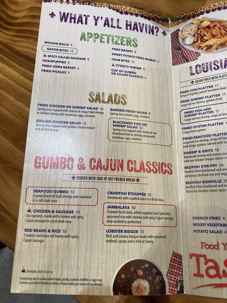 The Lost Cajun - Rancho Cucamonga, CA menu_pic