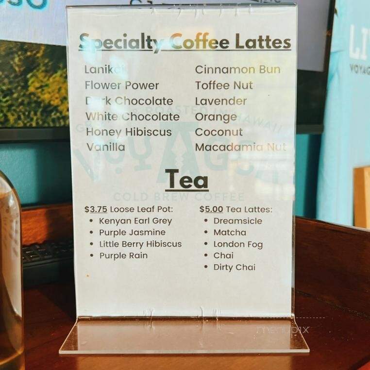 Voyager Cold Brew Coffee - Norfolk, VA menu_pic