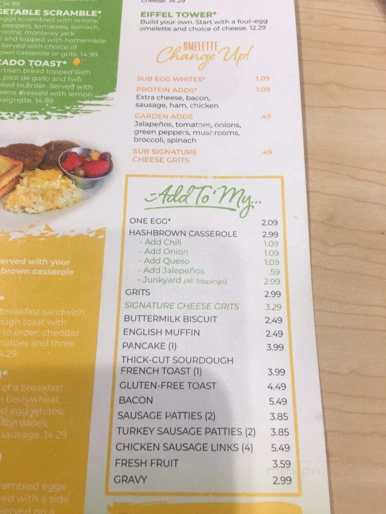 The Toasted Yolk - Germantown, TN menu_pic