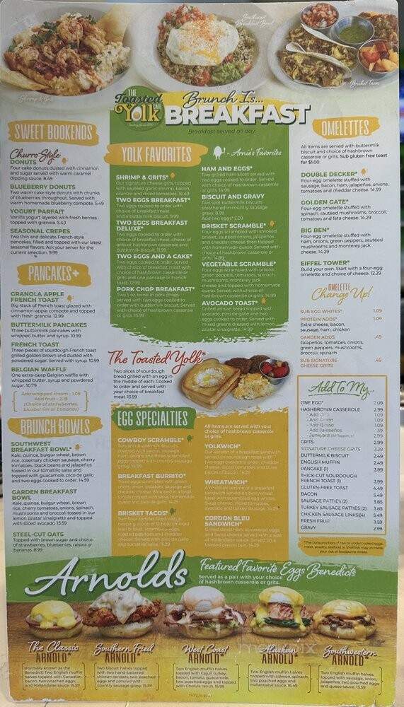 The Toasted Yolk - Germantown, TN menu_pic