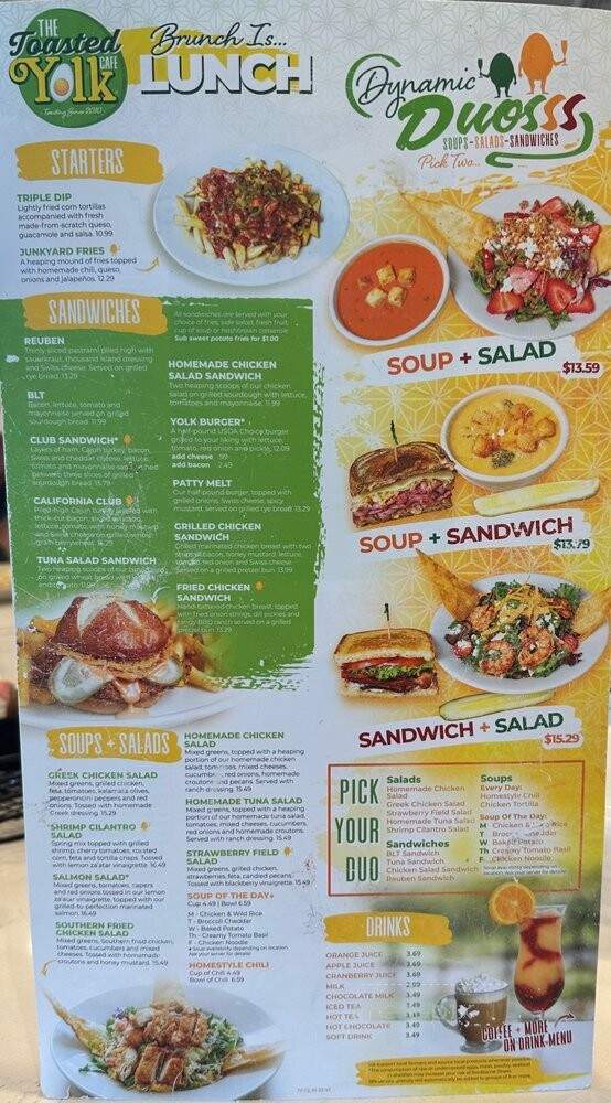 The Toasted Yolk - Germantown, TN menu_pic