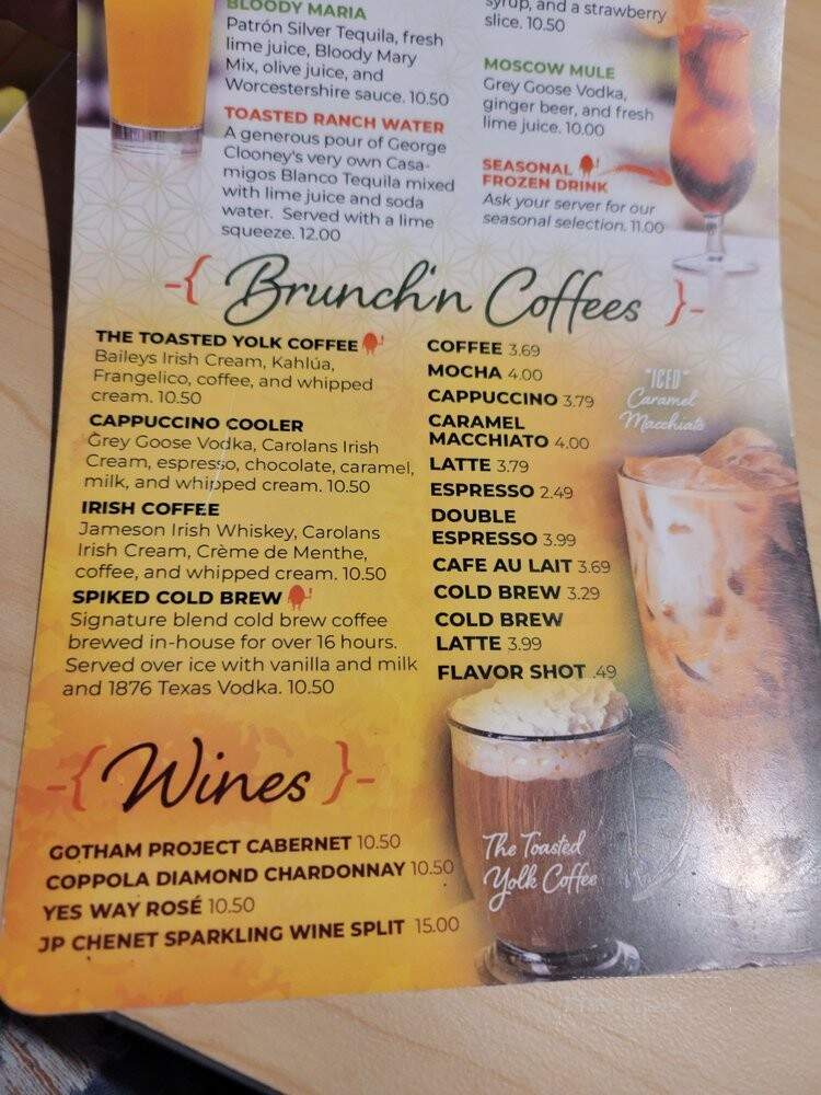 The Toasted Yolk - Germantown, TN menu_pic