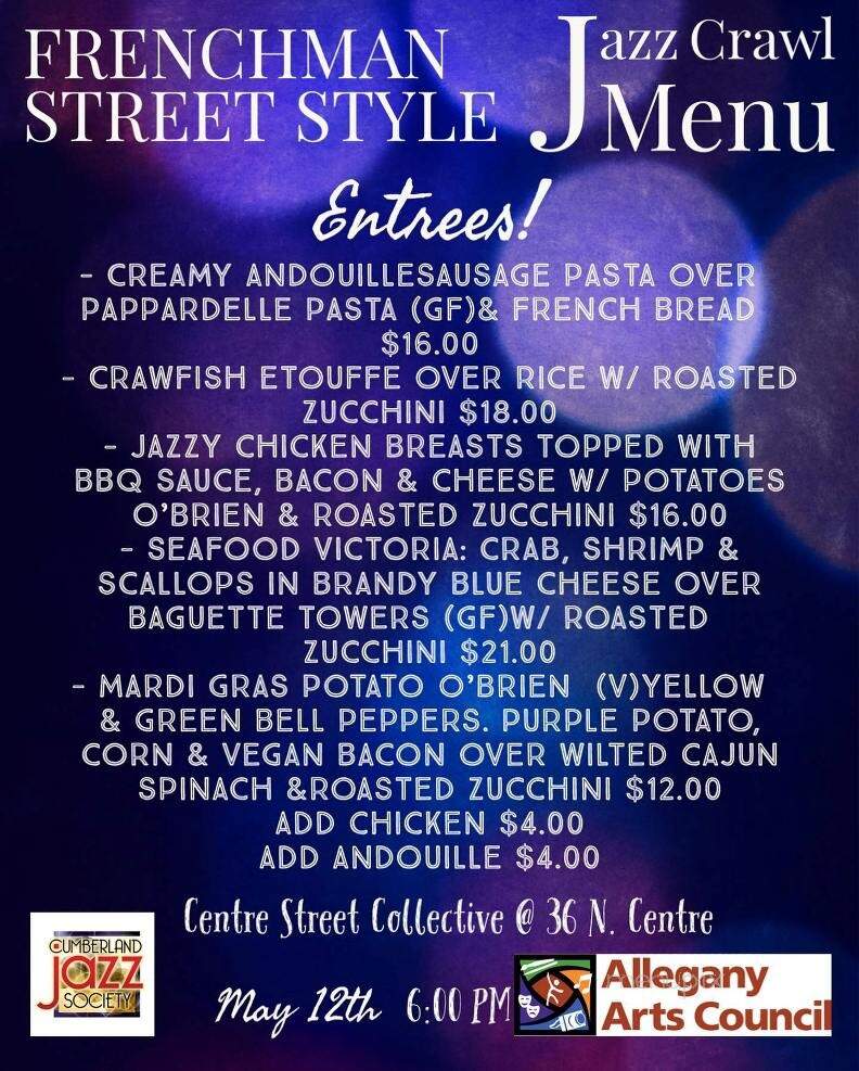 Centre Street Collective - Cumberland, MD menu_pic
