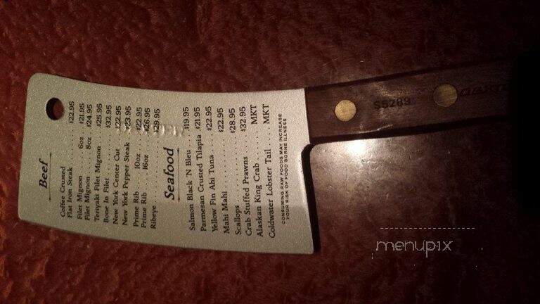 Cork'n Cleaver Restaurant - Fort Wayne, IN menu_pic