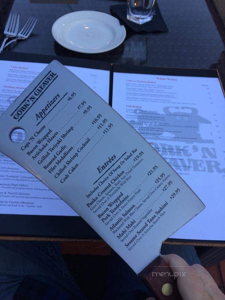 Cork'n Cleaver Restaurant - Fort Wayne, IN menu_pic