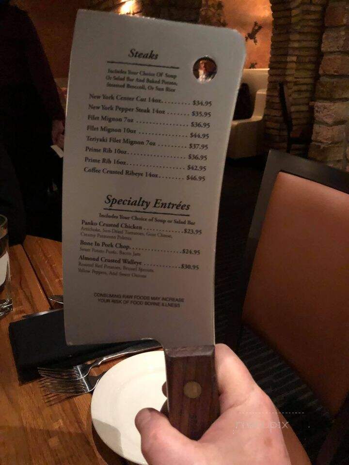 Cork'n Cleaver Restaurant - Fort Wayne, IN menu_pic