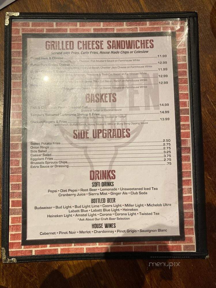 Bullpen Tavern - Glens Falls, NY menu_pic
