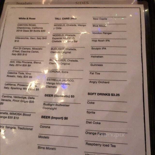 Fratello's Ristorante & Pizzeria - Idyllwild, CA menu_pic