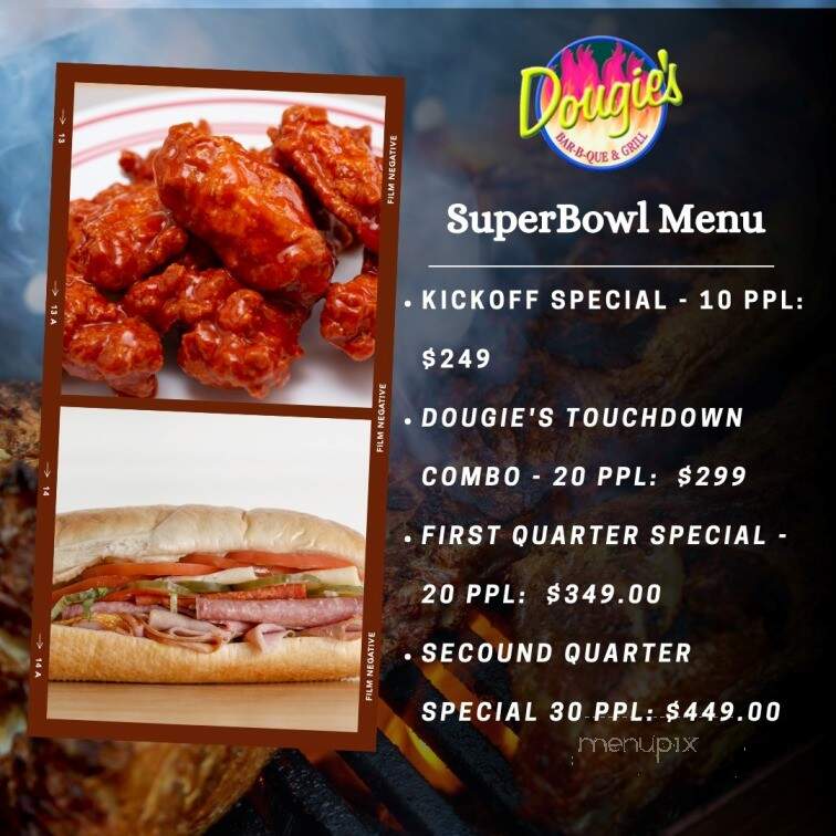 Dougie's - Baltimore, MD menu_pic