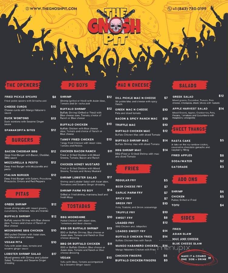 New South Brewing - Myrtle Beach, SC menu_pic