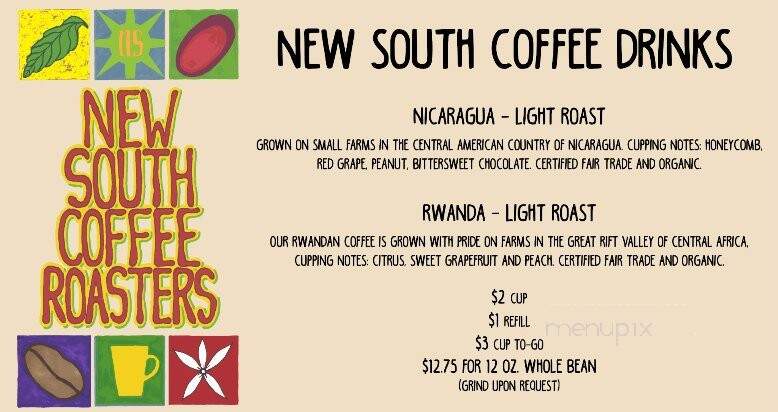 New South Brewing - Myrtle Beach, SC menu_pic