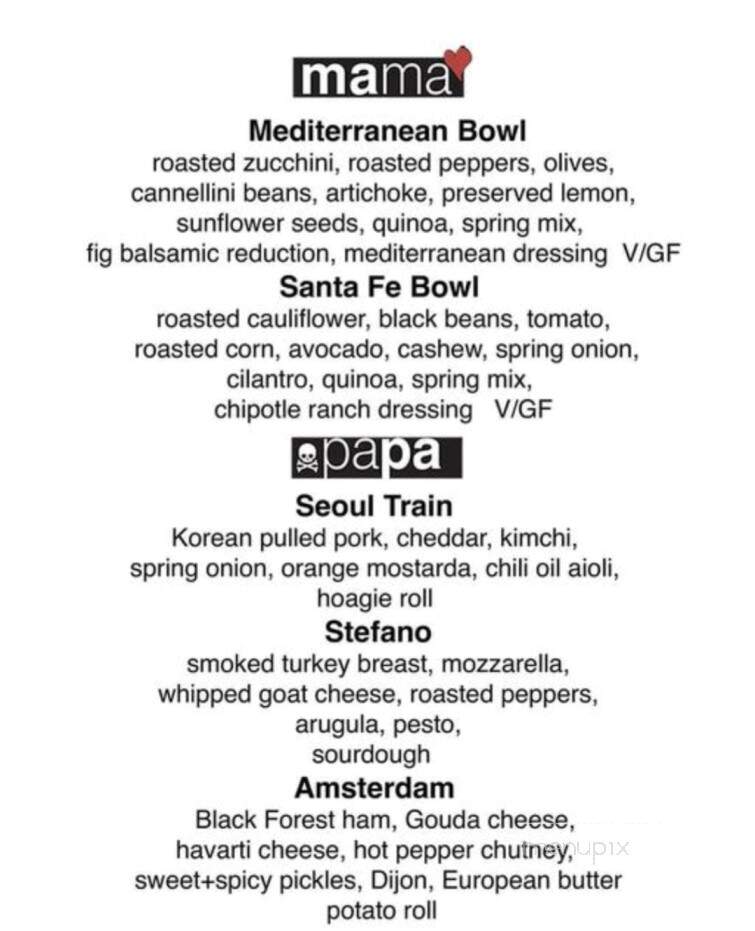 New South Brewing - Myrtle Beach, SC menu_pic